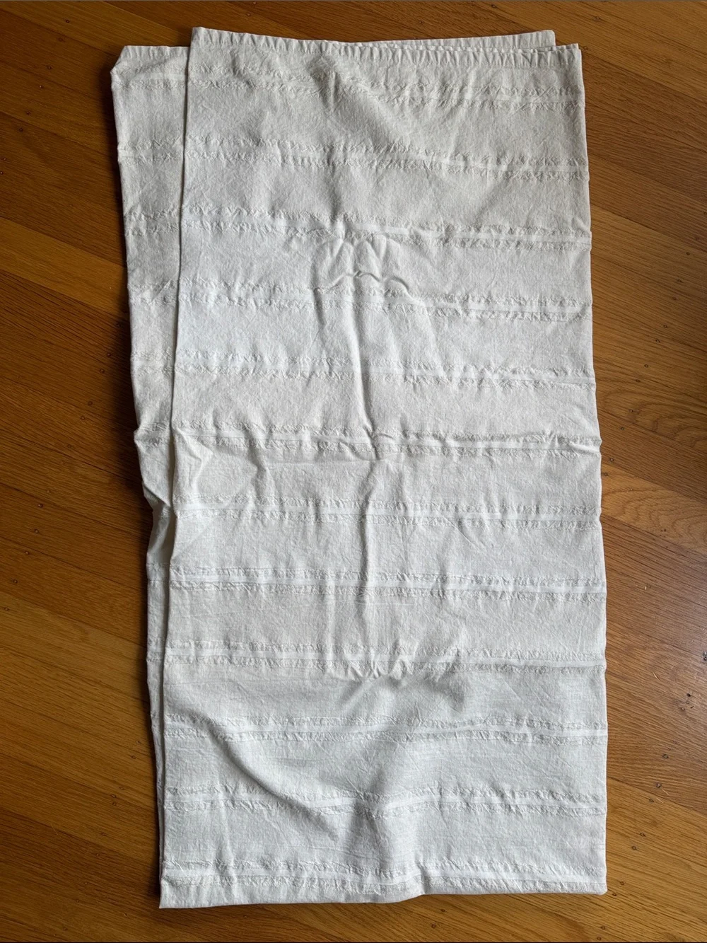 Hearth & Hand Neutral Cream Textured Shower Curtain